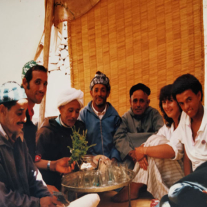 Drinking Moroccan Mint Tea with Berber Men