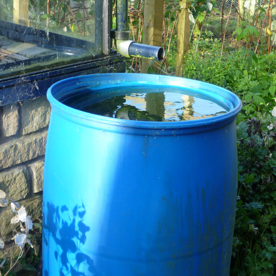 Recycling Plastic in the Garden, the Bridge Cottage Way.