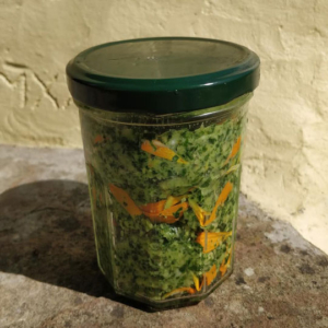 Nasturtium pesto