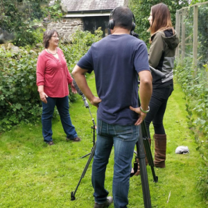 Being interviewed on behalf of Hexham Fresh Food Bank Group