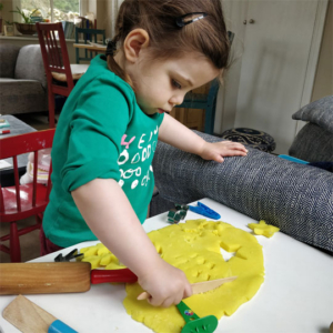 homemade playdough salt dough