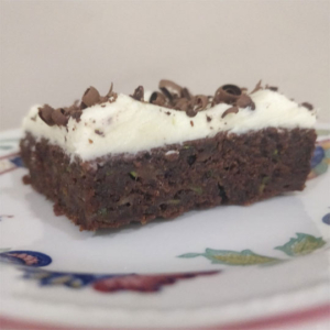 Courgette and chocolate cake